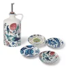 The Met Store Iznik Garden Oil Cruet and Dipping Bowl Set* Tableware