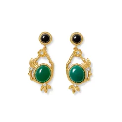 The Met Store Japanese Imari Collar Necklace and Linear Drop Earrings Set* Jewelry Sets