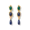The Met Store Japanese Imari Linear Drop Earrings* Earrings