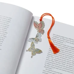 The Met Store Japanese Obi Butterflies Bookmark* Office