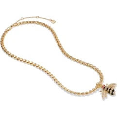 The Met Store Jeweled Bee Pendant Necklace* Necklaces