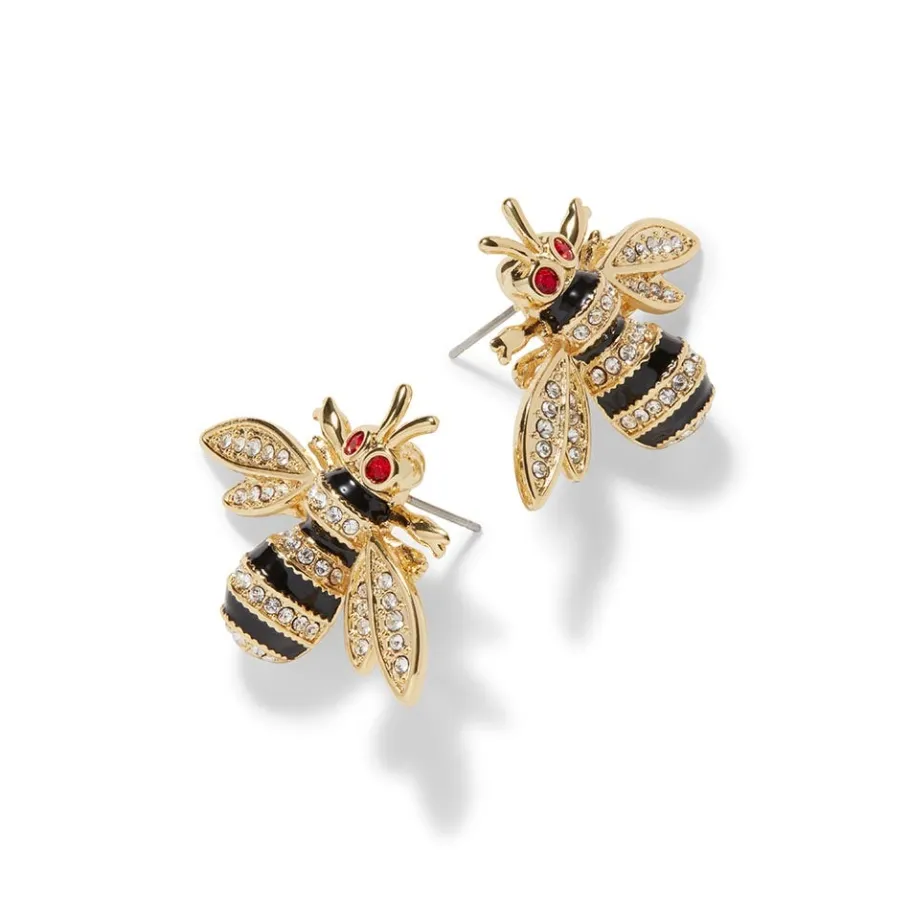 The Met Store Jeweled Bee Stud Earrings* Earrings