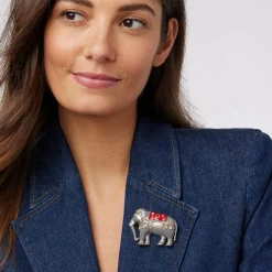 The Met Store King Elephant Brooch* Pins & Brooches