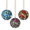 The Met Store Louis C. Tiffany Garden Landscape Cloisonné Ornament Set* Ornaments