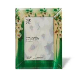The Met Store Louis C. Tiffany Gladioli Rectangular Glass Frame* Decorative Accents