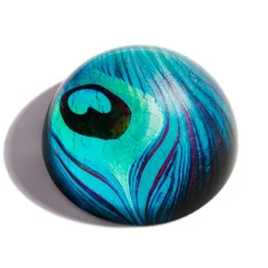 The Met Store Louis C. Tiffany Peacock Feather Paperweight* Office