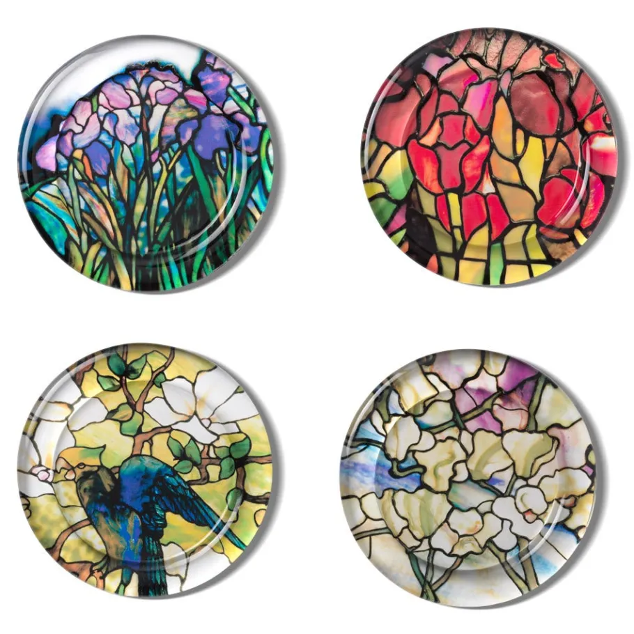 The Met Store Louis C. Tiffany Stained-Glass Coasters* Tableware
