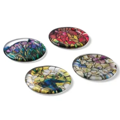 The Met Store Louis C. Tiffany Stained-Glass Coasters* Tableware