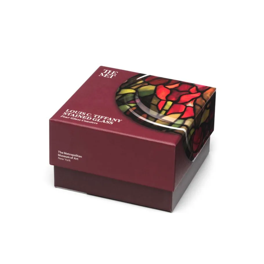 The Met Store Louis C. Tiffany Stained-Glass Coasters* Tableware