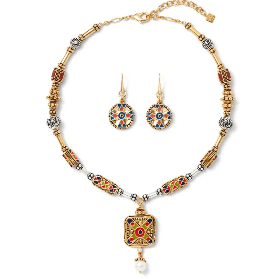 The Met Store Medieval Byzantine Statement Necklace and Drop Earrings Set* Jewelry Sets