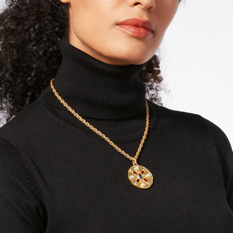 The Met Store Medieval Stone Medallion Pendant Necklace* Necklaces