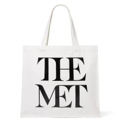 The Met Store Met Logo Canvas Tote* Bags