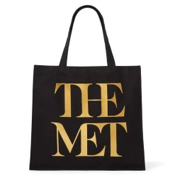 The Met Store Met Logo Canvas Tote* Bags