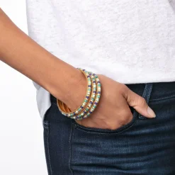 The Met Store Middle Kingdom Cylindrical Bead Bangles* Bracelets