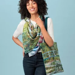 The Met Store Monet Blooms Double-Sided Square Silk Scarf* Scarves & Wraps