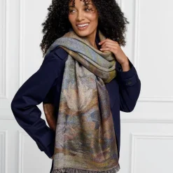The Met Store Monet Bridge and Water Lilies Shawl* Scarves & Wraps