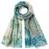 The Met Store Monet Garden at Argenteuil Oblong Silk Scarf* Scarves & Wraps