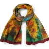 The Met Store Monet Sunflowers Oblong Silk Scarf* Scarves & Wraps