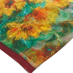 The Met Store Monet Sunflowers Oblong Silk Scarf* Scarves & Wraps