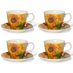 The Met Store Monet Sunflowers Teacup and Saucer* Tableware