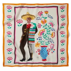 The Met Store Mérida Saltillo Dress Silk Neckerchief* Scarves & Wraps