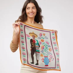 The Met Store Mérida Saltillo Dress Silk Neckerchief* Scarves & Wraps