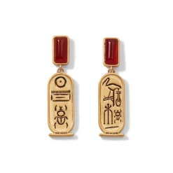 The Met Store New Kingdom Gems Double-Drop Earrings* Earrings