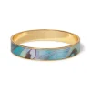 The Met Store Peacock Feather Enamel Bangle* Bracelets