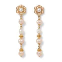 The Met Store Philippine Pearl Linear Drop Earrings* Earrings