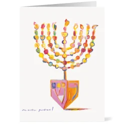 The Met Store Podwal: Menorah Dreidel Holiday Cards* Holiday Cards