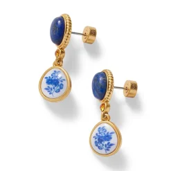 The Met Store Qing Bottle Floral Drop Earrings* Earrings