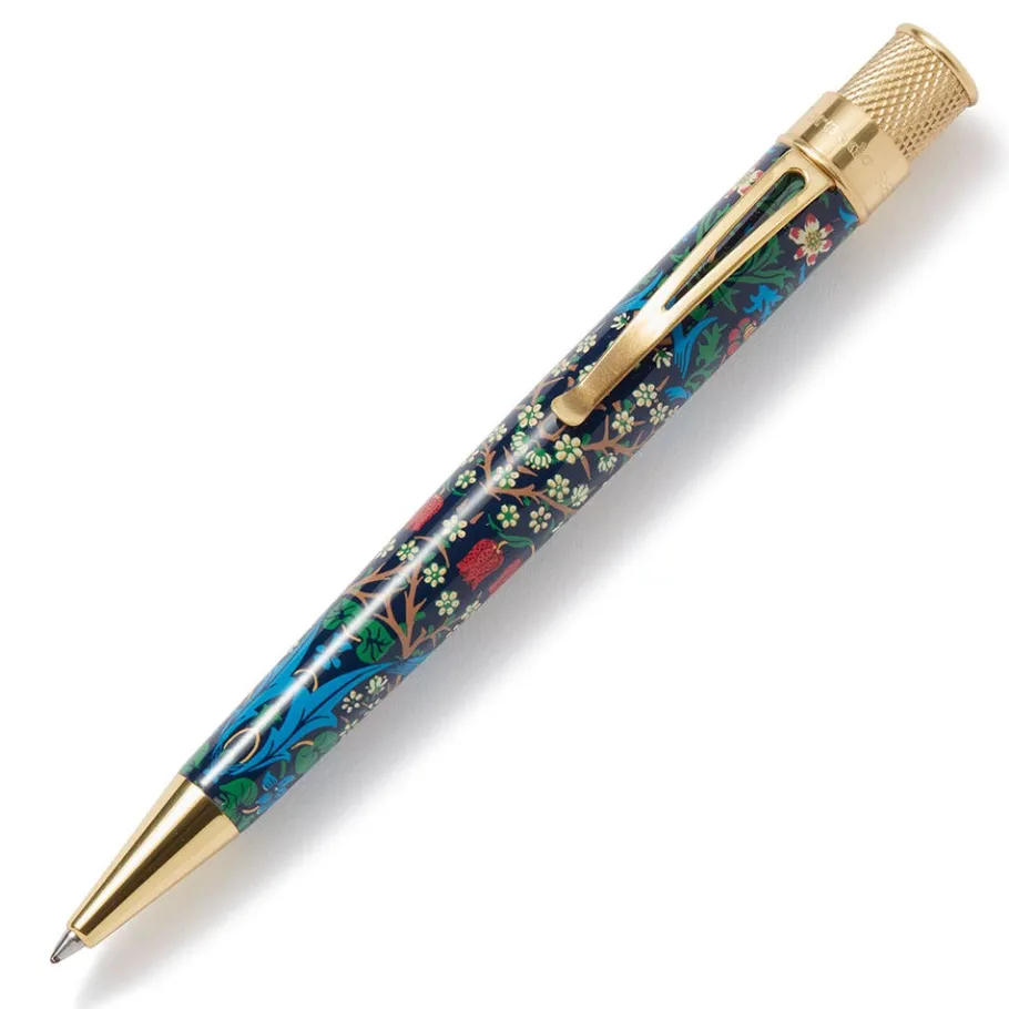 The Met Store Retro 51 William Morris Blackthorn Rollerball Pen* Office