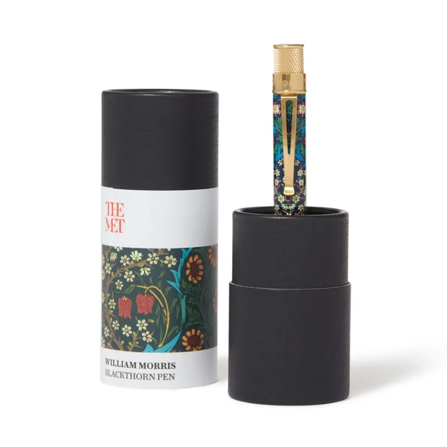 The Met Store Retro 51 William Morris Blackthorn Rollerball Pen* Office