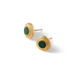 The Met Store Roman Malachite Stud Earrings* Earrings