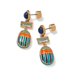 The Met Store Royal Scarab Drop Earrings* Earrings
