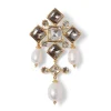 The Met Store Royal Tudor Pearl Chandelier Brooch* Pins & Brooches