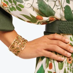 The Met Store Sage Leaf Cuff* Bracelets