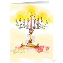 The Met Store Sklar: Golden Lights Hanukkah Cards* Holiday Cards