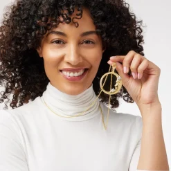 The Met Store Spanish Day and Night Magnifier Pendant Necklace and Moon Drop Earrings Set* Jewelry Sets