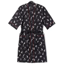 The Met Store Steinlen Cats Unisex Cotton Robe* Clothing