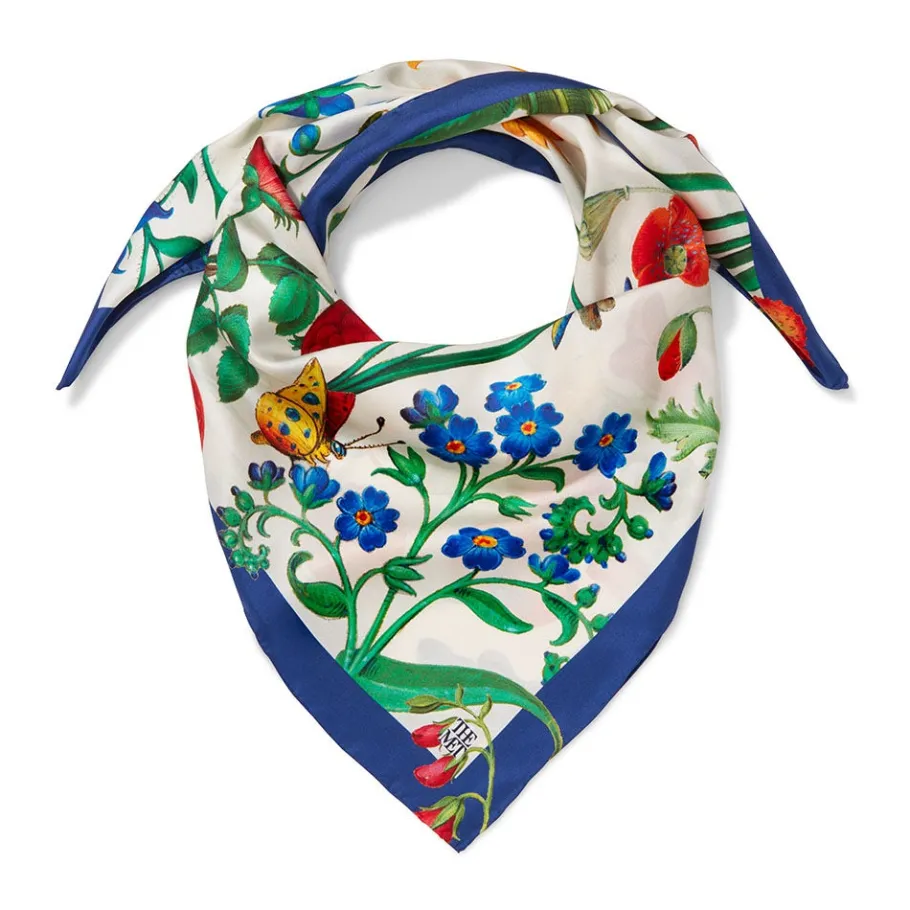 The Met Store The Met Cloisters Garden Square Silk Scarf* Scarves & Wraps