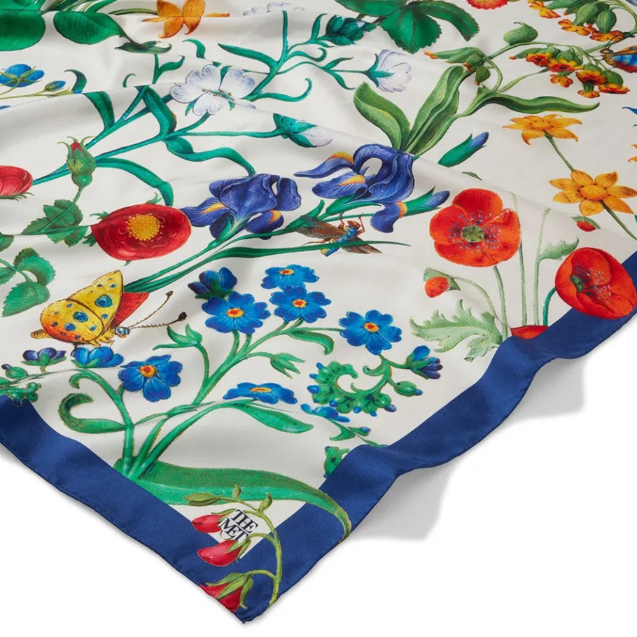 The Met Store The Met Cloisters Garden Square Silk Scarf* Scarves & Wraps