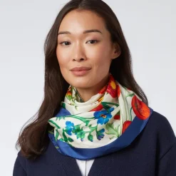 The Met Store The Met Cloisters Garden Square Silk Scarf* Scarves & Wraps
