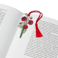 The Met Store The Met Cloisters Garden Poppy Bookmark* Office