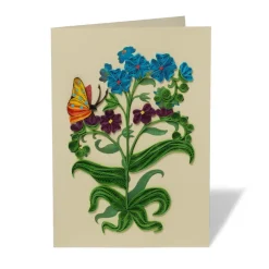 The Met Store The Met Cloisters Garden Forget-Me-Not Quilled Card* Notecards & Correspondence