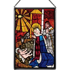 The Met Store The Nativity Glass Panel* Decorative Accents
