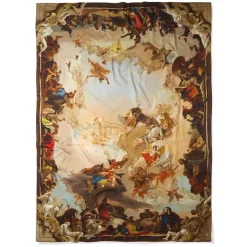 The Met Store Tiepolo Allegory of the Planets and Continents Oversize Unisex Oblong Silk Scarf* Scarves & Wraps