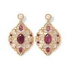 The Met Store Turkish Amethyst Statement Earrings* Earrings