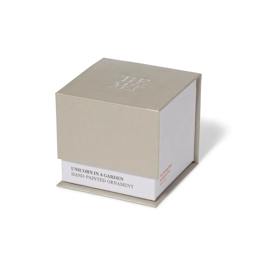 The Met Store Unicorn in a Garden Hand-Painted Glass Ornament* Ornaments