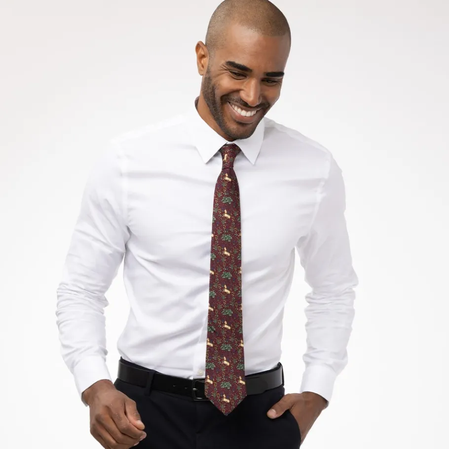 The Met Store Unicorn in a Garden Silk Necktie* Small Accessories